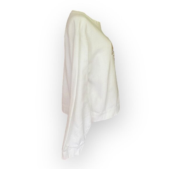 VTG Hawaii Aloha Bright Embroidered Cropped Crewneck Sweater - Picture 2 of 11